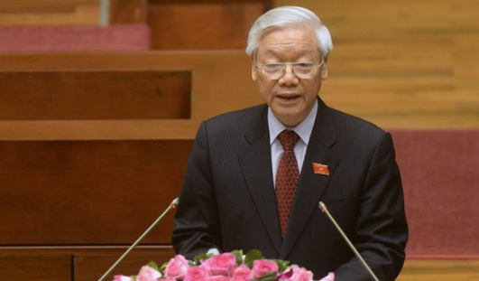 資料圖:阮富仲(圖源:視覺中國(guó)) 資料圖:阮富仲(圖源:視覺中國(guó))